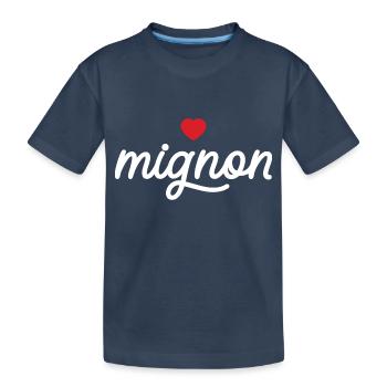 Le mignon - T-shirt bio Premium Enfant - bleu marine - Devant