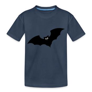 bat - Kids' Premium Organic T-Shirt - navy - Front