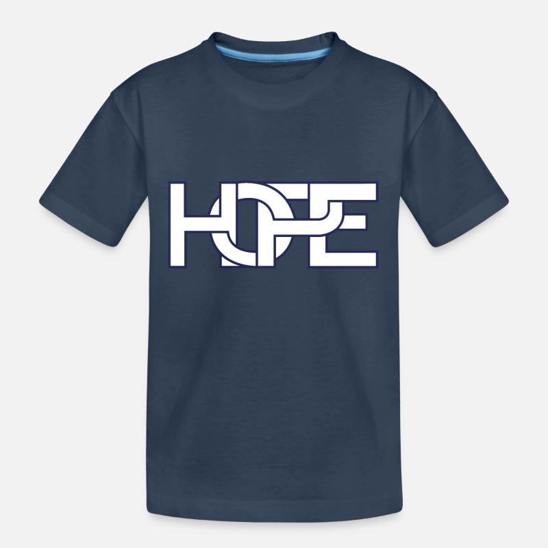 HOFFNUNG - Kinder Premium Bio T-Shirt - Navy