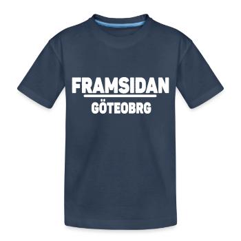 Première page Göteborg - T-shirt bio Premium Enfant - bleu marine - Devant