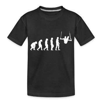 Gymnastics Floor exercises Gymnastics Gymnastics Club Apparatus gymnastics - Kids' Premium Organic T-Shirt - black - Front