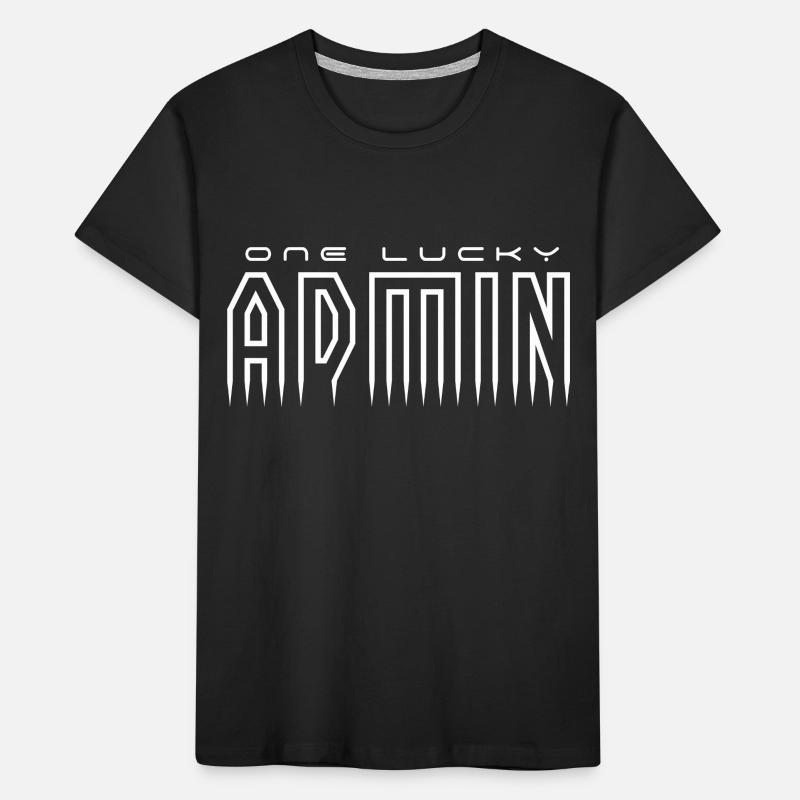 admin administrator moderator webentwickler edv it Kinder Premium Bio T-Shirt