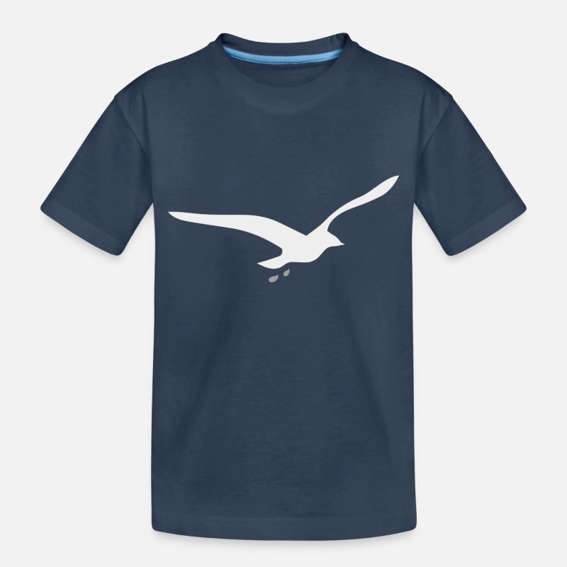 Möwe - Kinder Premium Bio T-Shirt - Navy