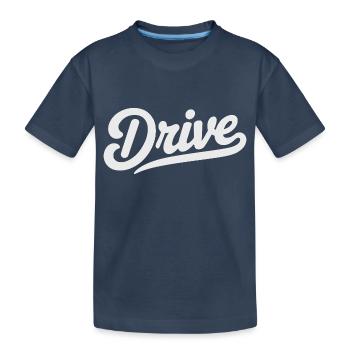 TSHIRT COOL, CONDUIRE - T-shirt bio Premium Enfant - bleu marine - Devant
