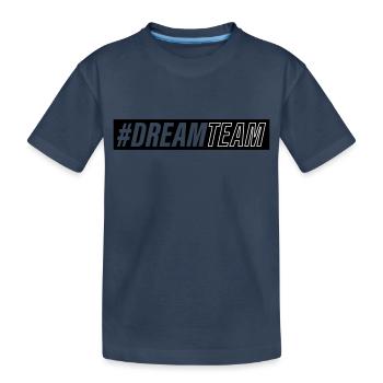 Équipe de rêve - T-shirt bio Premium Enfant - bleu marine - Devant