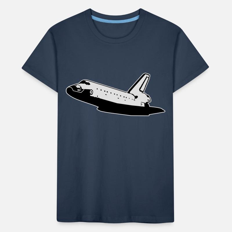 Space Shuttle (no emblems) Kids' Premium Organic T-Shirt