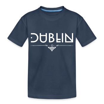 Dublin Celtic Irish - Kinder Premium Bio T-Shirt - Navy - Vorne