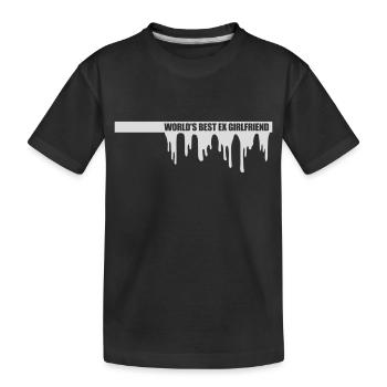 World's Best Ex Girlfriend - Kids' Premium Organic T-Shirt - black - Front
