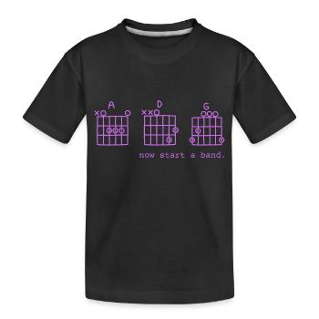 Commencez maintenant un groupe - Design amusant inspiré de l'OC - T-shirt bio Premium Enfant - noir - Devant