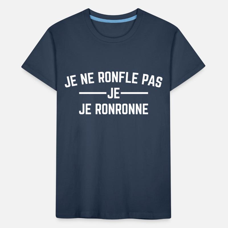 Je ne ronfle pas, Je ronronne T-shirt bio Premium Enfant