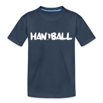 Handball - Kreisläufer - Kinder Premium Bio T-Shirt - Navy - Vorne