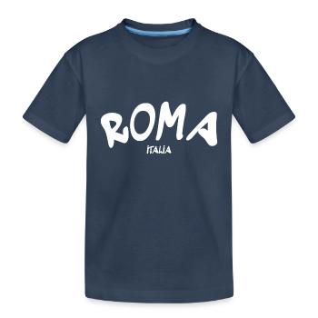 Rome - Rome - Italie - Italie - Italie - T-shirt bio Premium Enfant - bleu marine - Devant