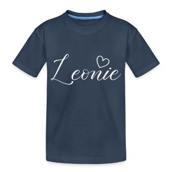 Léonie Nom - T-shirt bio Premium Enfant - bleu marine - Devant