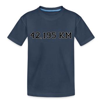 Marathon - T-shirt bio Premium Enfant - bleu marine - Devant