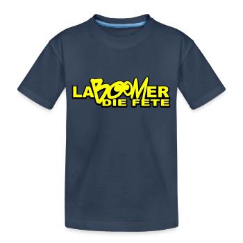 La Boomer - Kinder Premium Bio T-Shirt - Navy - Vorne