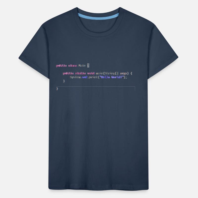 Java Hello World! gift idea Kids' Premium Organic T-Shirt