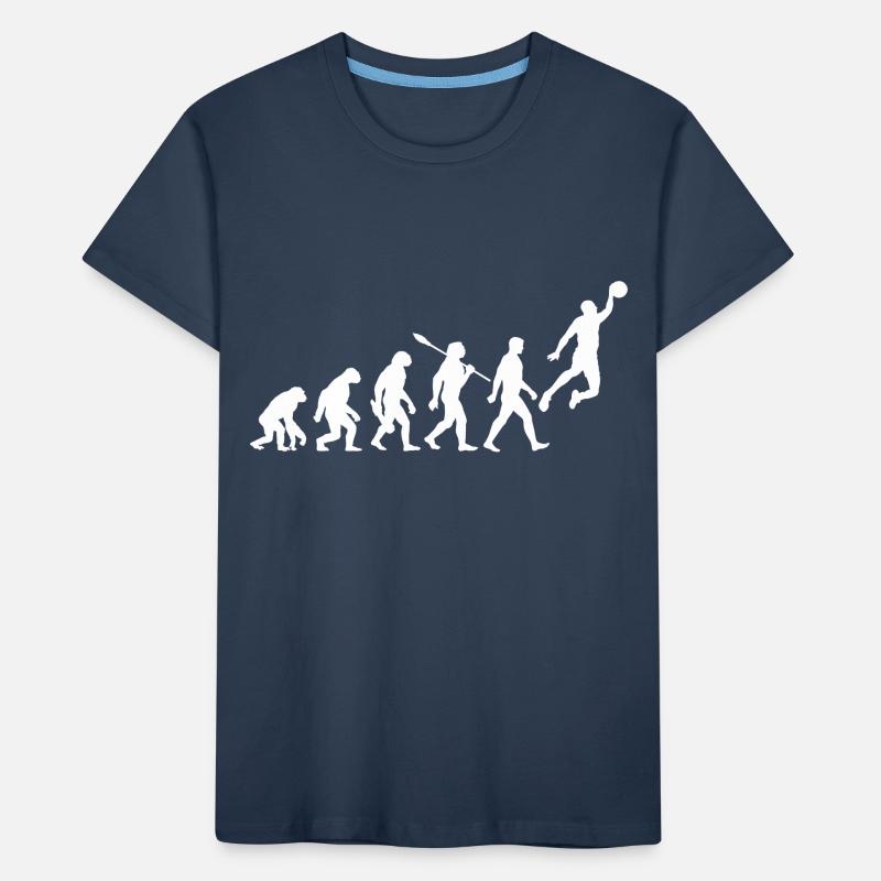 Evolution Basketball - Basket Layer Kids' Premium Organic T-Shirt