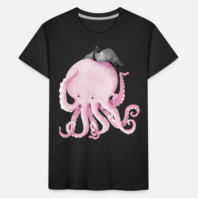 Capitaine Jack Octopus T-shirt bio Premium Enfant
