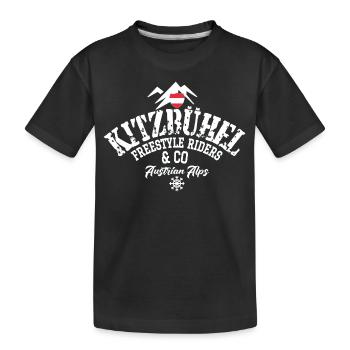 Kitzbuhel Freestyle riders Austrian Alps - T-shirt bio Premium Enfant - noir - Devant