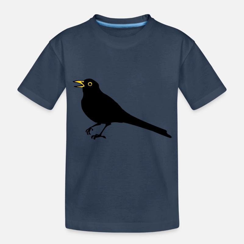 Merle - T-shirt bio Premium Enfant - bleu marine