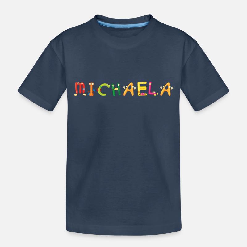 Michaela - Kinder Premium Bio T-Shirt - Navy