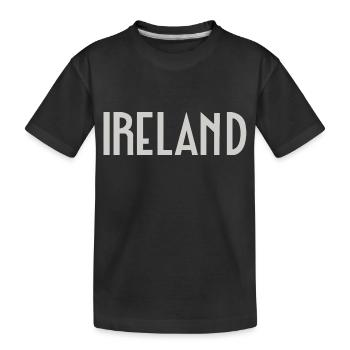 Ireland - Kids' Premium Organic T-Shirt - black - Front