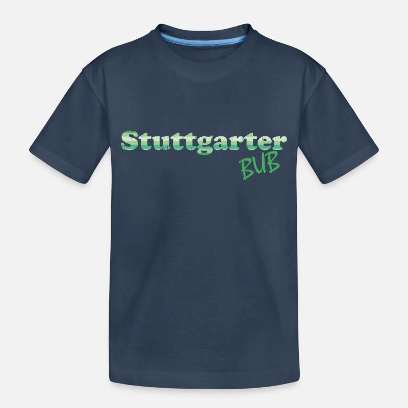 Stuttgart BUB - Kinder Premium Bio T-Shirt - Navy