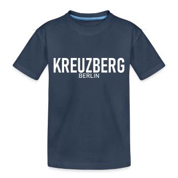 Kreuzberg - Berlin - Quartier - Allemagne - T-shirt bio Premium Enfant - bleu marine - Devant