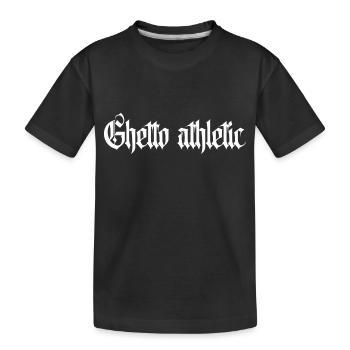 ghetto sportif - T-shirt bio Premium Enfant - noir - Devant