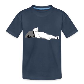 Eisbär - Kinder Premium Bio T-Shirt - Navy - Vorne