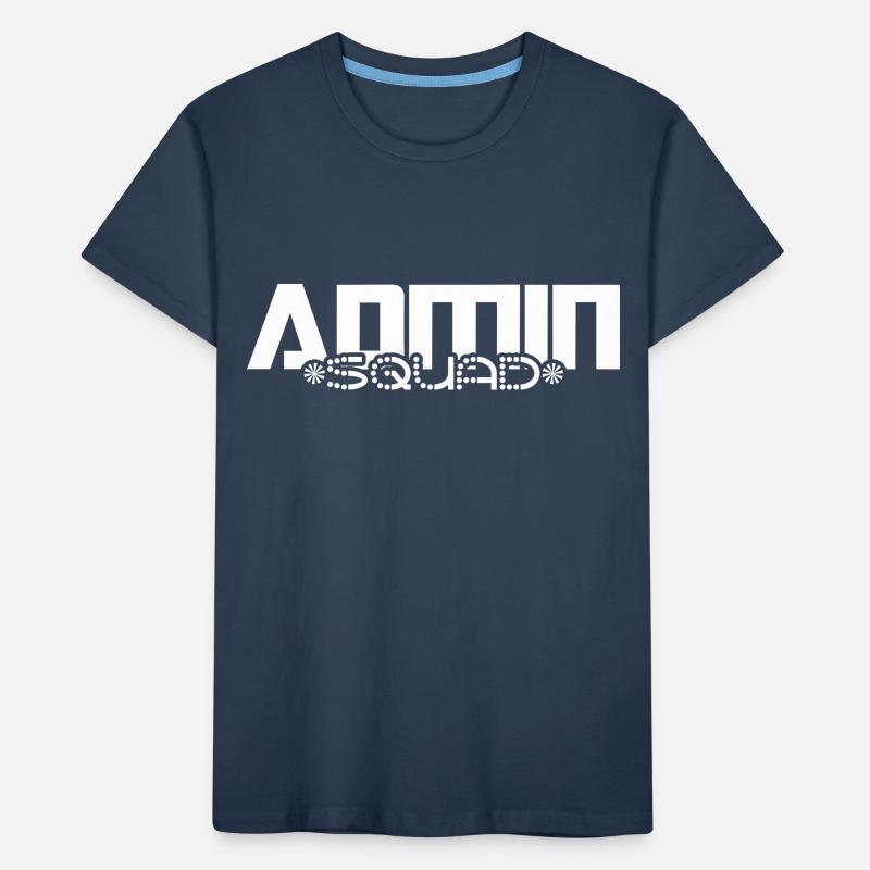 Admin Squad Administrator IT Information Technology Kids' Premium Organic T-Shirt