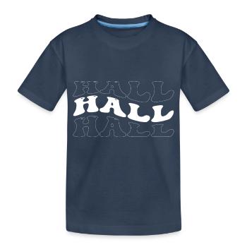 Funny Hall Groovy 4 Men Women Cool Hall Tie Dye - Kids' Premium Organic T-Shirt - navy - Front