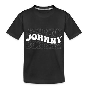 Funny Johnny Groovy 4 Men Women Cool Johnny Tie - Kids' Premium Organic T-Shirt - black - Front