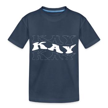 Funny Kay Groovy 4 Men Women Cool Kay Tie Dye - Kids' Premium Organic T-Shirt - navy - Front
