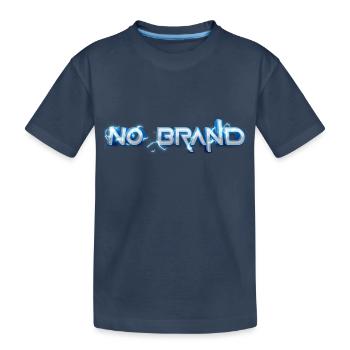 No Brand Lightning Style - Kids' Premium Organic T-Shirt - navy - Front