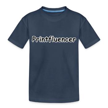 printfluencer 01 - T-shirt bio Premium Enfant - bleu marine - Devant