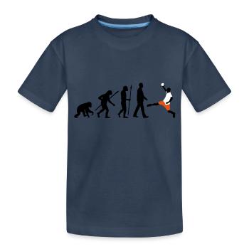 evolution_handball_102012_a_3c - T-shirt bio Premium Enfant - bleu marine - Devant
