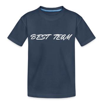 MEILLEURE ÉQUIPE - T-shirt bio Premium Enfant - bleu marine - Devant