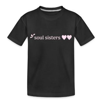 Amis - Âmes Sœurs - T-shirt bio Premium Enfant - noir - Devant