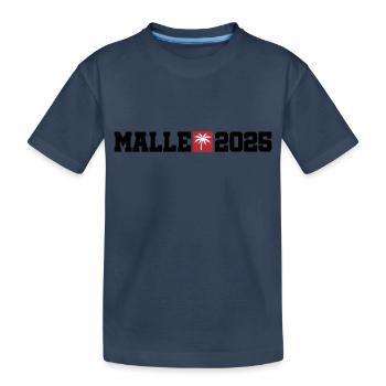 Malle 2025 - Kids' Premium Organic T-Shirt - navy - Front
