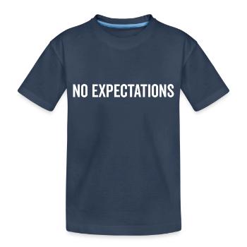 Aucune attente - T-shirt bio Premium Enfant - bleu marine - Devant