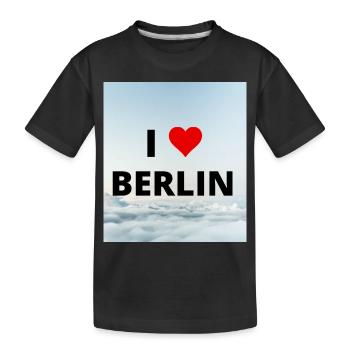 I LOVE BERLIN - T-shirt bio Premium Enfant - noir - Devant