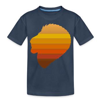 Fond profil N°3 - T-shirt bio Premium Enfant - bleu marine - Devant