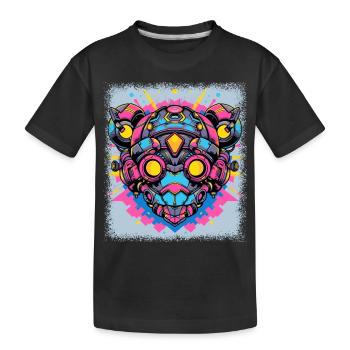 Joke Bday Awesome Fun Statement Ours de glace Anniversaire - T-shirt bio Premium Enfant - noir - Devant