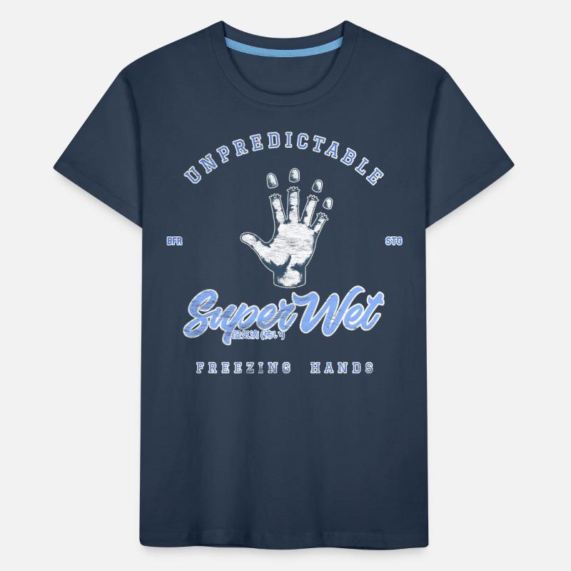 Unvorhersehbare eiskalte Hände (blass) Kinder Premium Bio T-Shirt