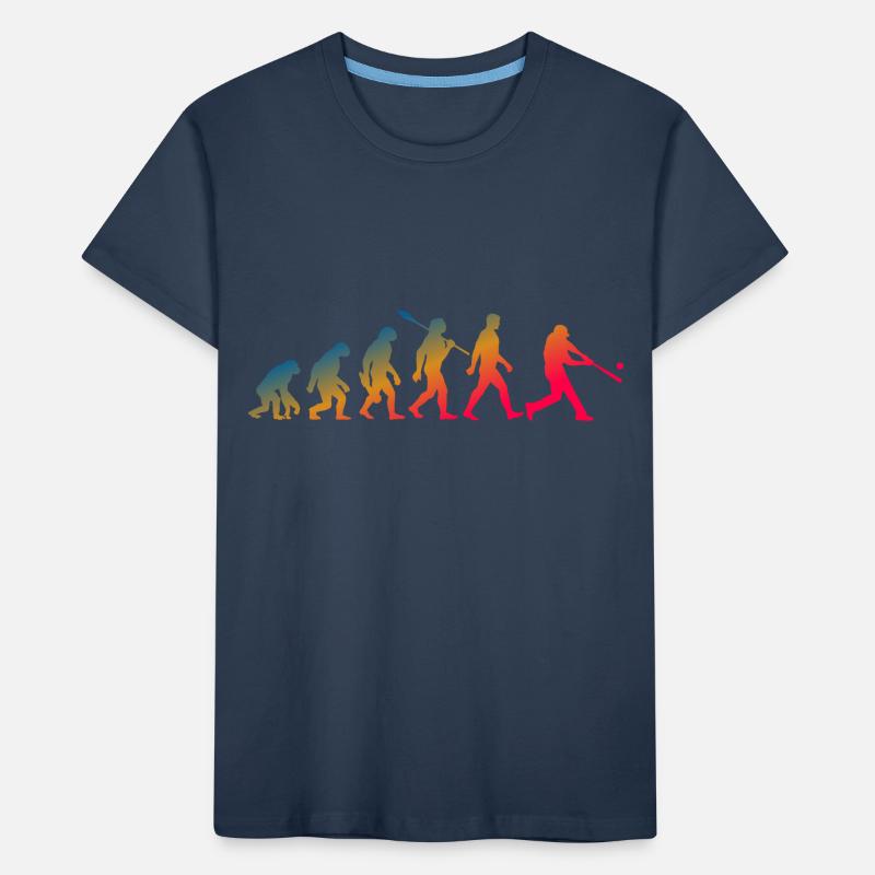 Evolution Baseball Batteur T-shirt bio Premium Enfant