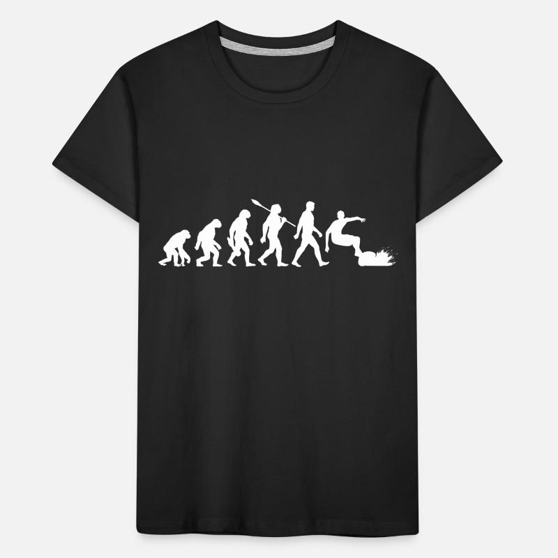 Evolution Surfing - Surfer Surfboard Kids' Premium Organic T-Shirt