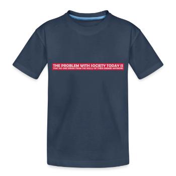 boissons de crânes ennemis - T-shirt bio Premium Enfant - bleu marine - Devant