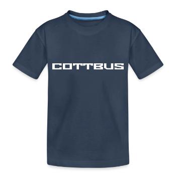 Cottbus - Brandenburg - Deutschland - Slogan - Kinder Premium Bio T-Shirt - Navy - Vorne