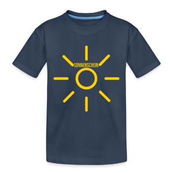 Sonnenschein - Kinder Premium Bio T-Shirt - Navy - Vorne